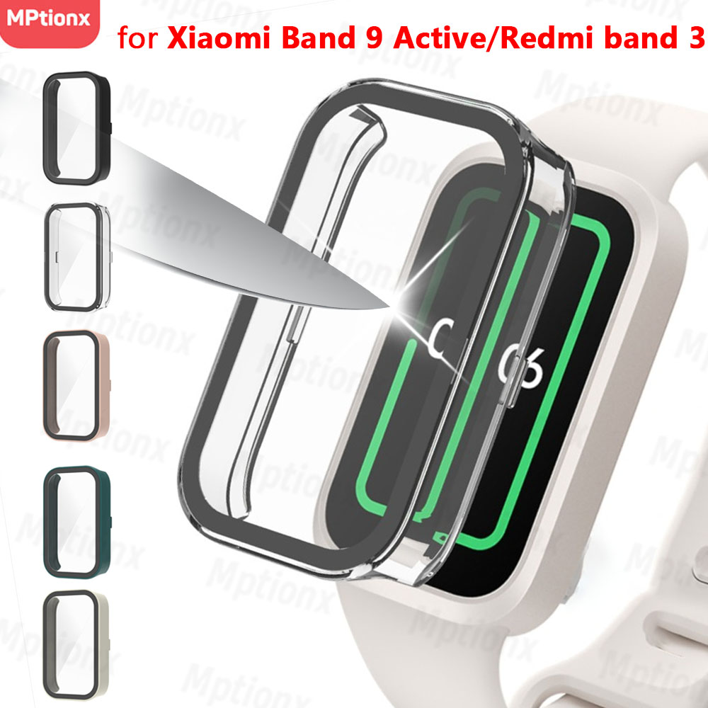 Smartwatch Watches Xiaomi - Tempered Glass+Case for Xiaomi Smart Band