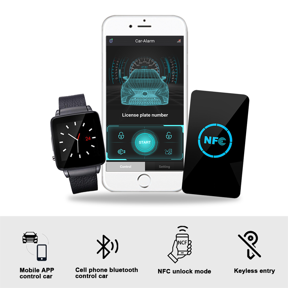 Smartwatch Watches With Bluetooth - NFC mobile phone watch modified car