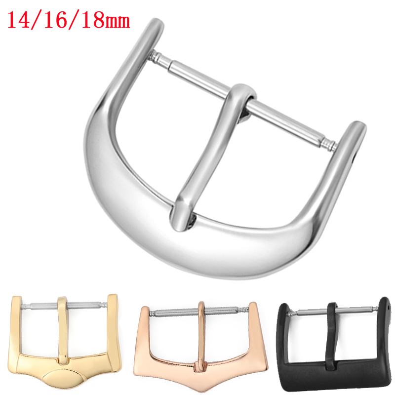 Replacement Watch Bracelet - Metal Watch Buckle Pin 14/16/18mm Watchbands