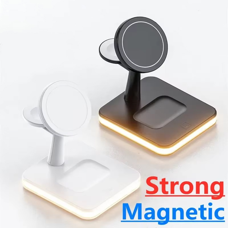 Smartwatch Watches For Iphone - 3 in 1 Wireless Magnetic Fast