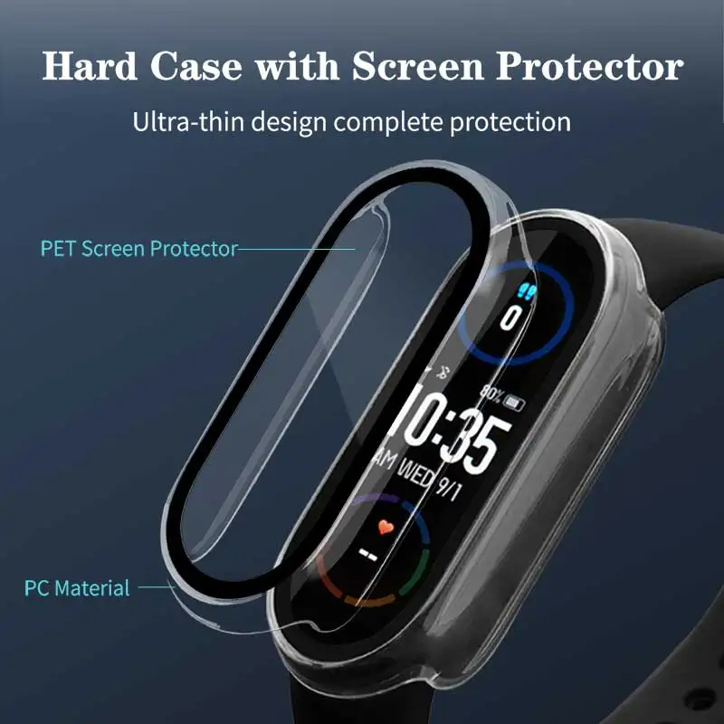 Tempered Glass+PC Case For Xia - Smartwatch Watches Price ulasan dan harga