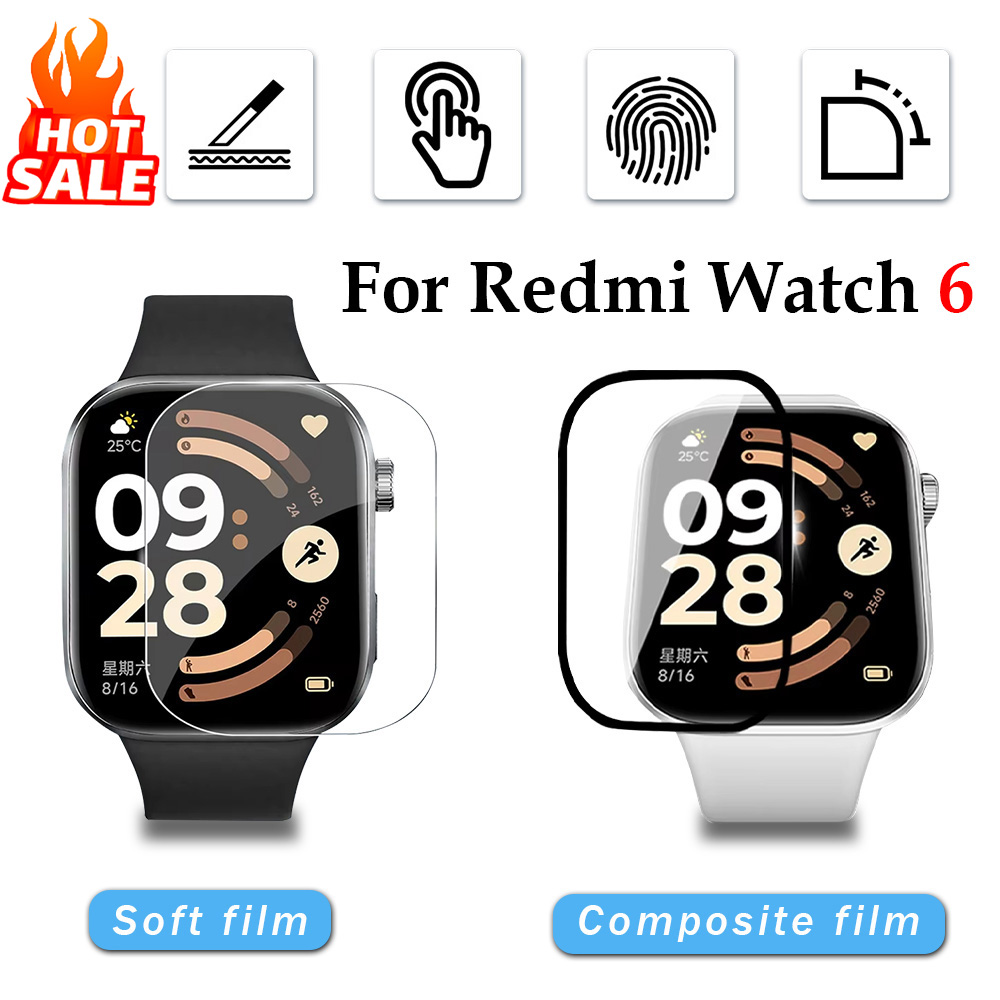1-5Pcs Soft Film for Xiaomi Re - Smartwatch Watches Xiaomi ulasan dan harga