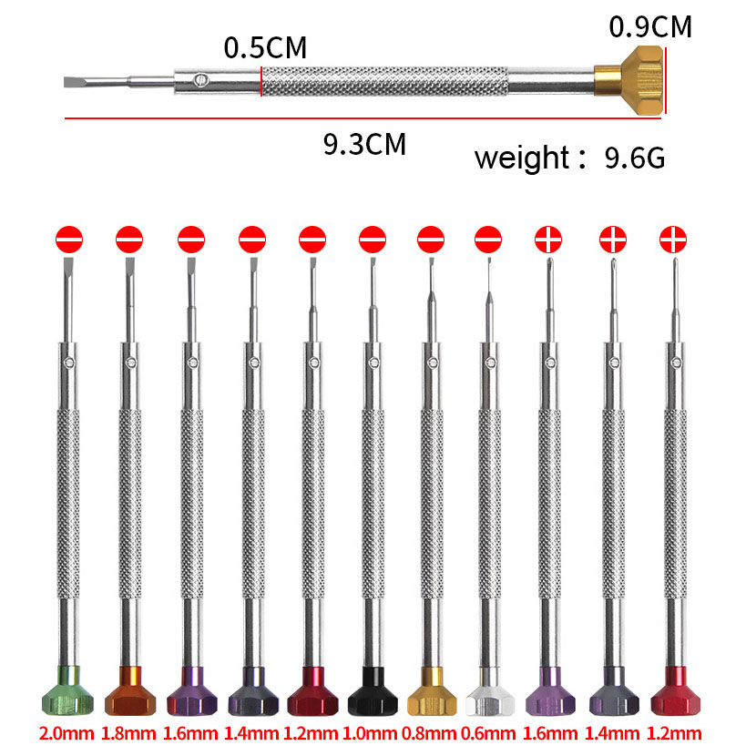 0.6-2.0mm Alloy Stainless Stee - Watchmaker Screwdriver ulasan dan harga
