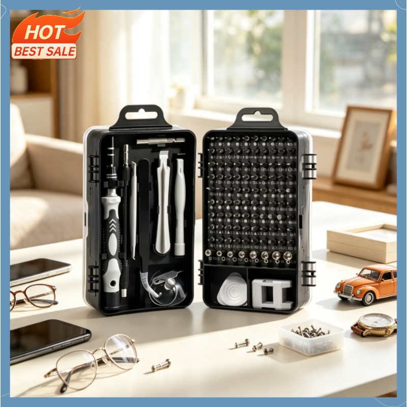 115 in 1 Professional Precisio - Watchmaker Screwdriver ulasan dan harga