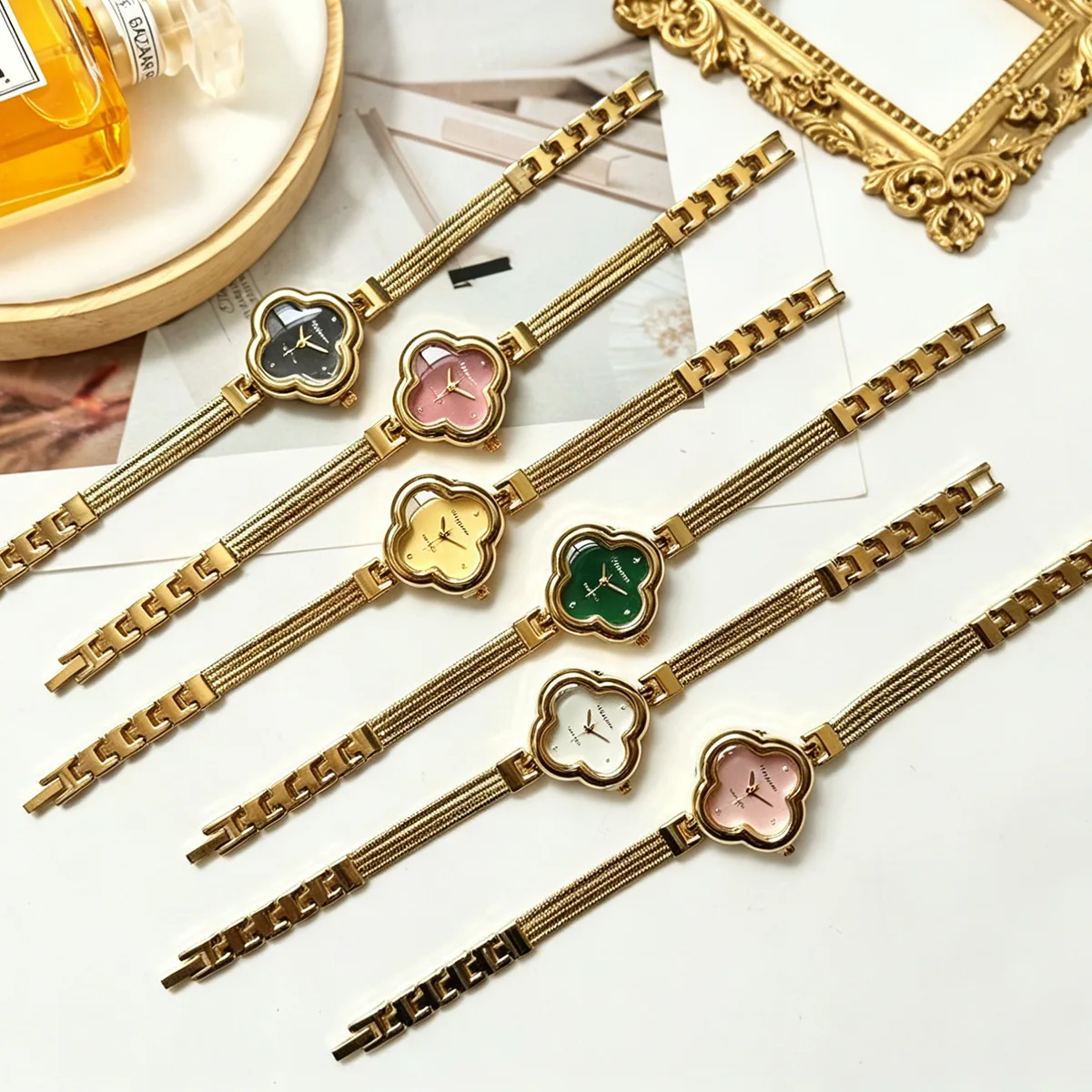 Vintage Women Watch Gold Metal - Vintage Digital Watch ulasan dan harga