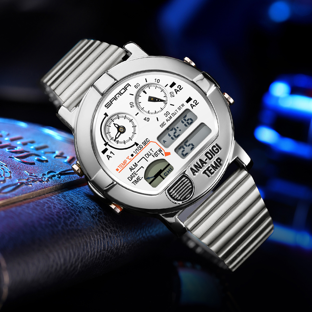 SANDA New Fashion Quartz Watch - Vintage Digital Watch ulasan dan harga