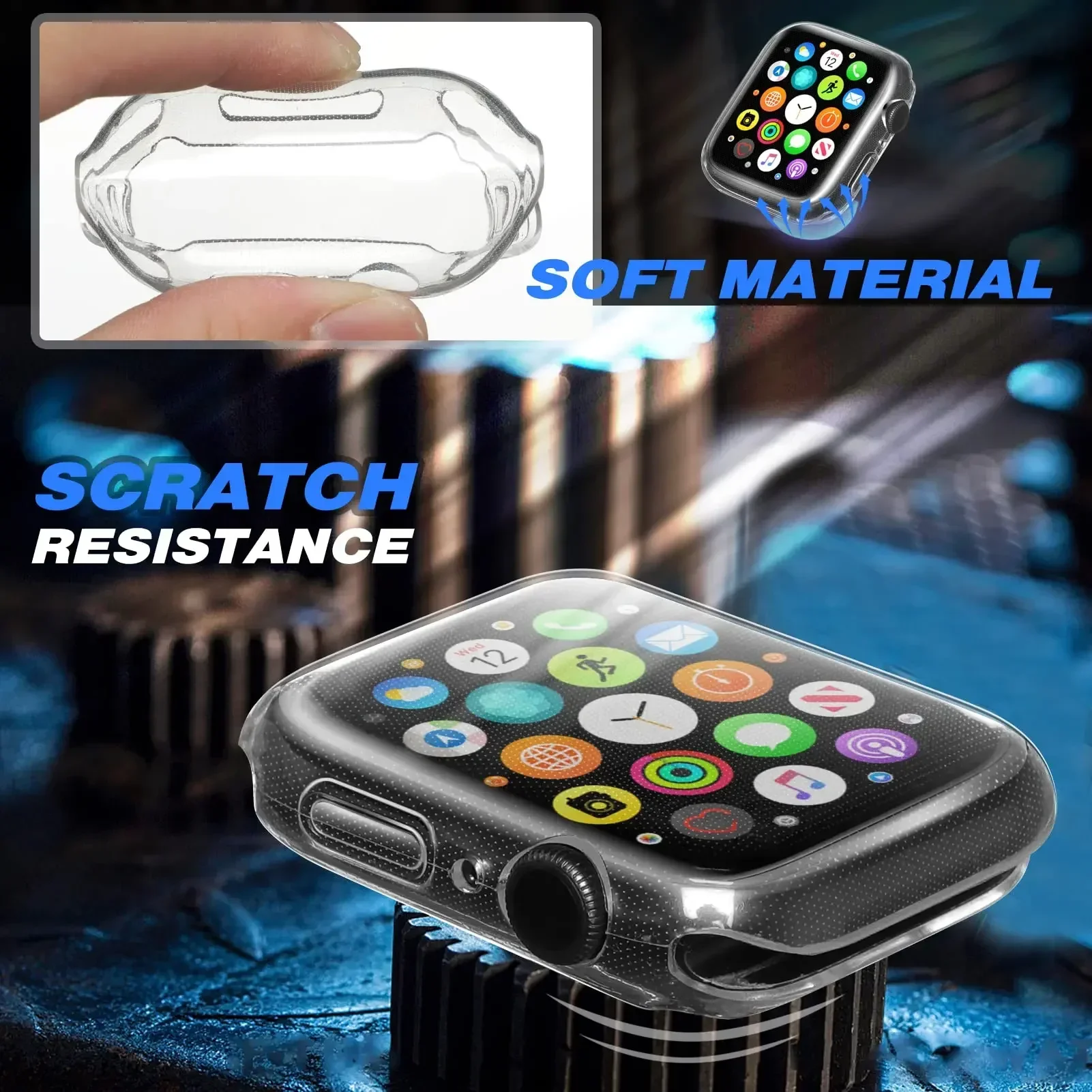 Cover For Apple Watch Case 44m - Smartwatch Watches Price ulasan dan harga