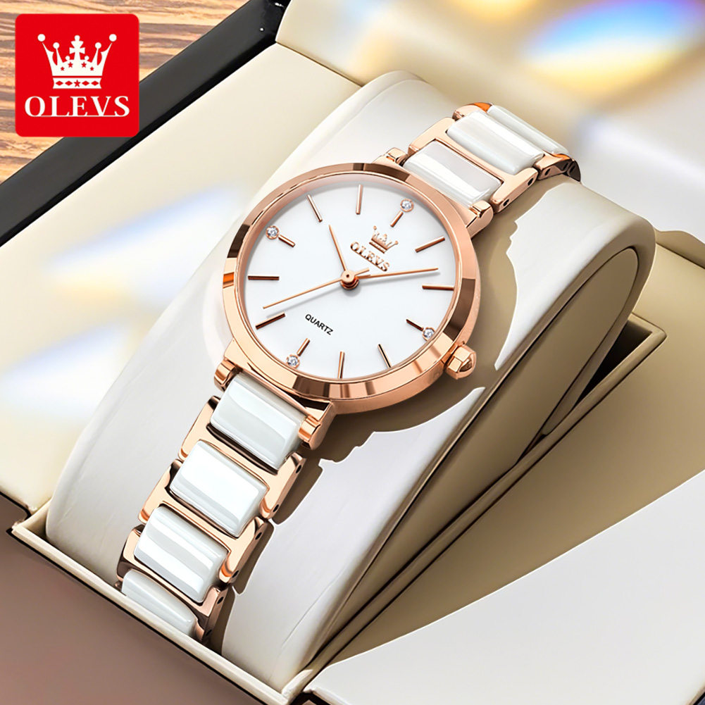 OLEVS Women Watch 5877 Luxury  - Replacement Watch Bracelet ulasan dan harga