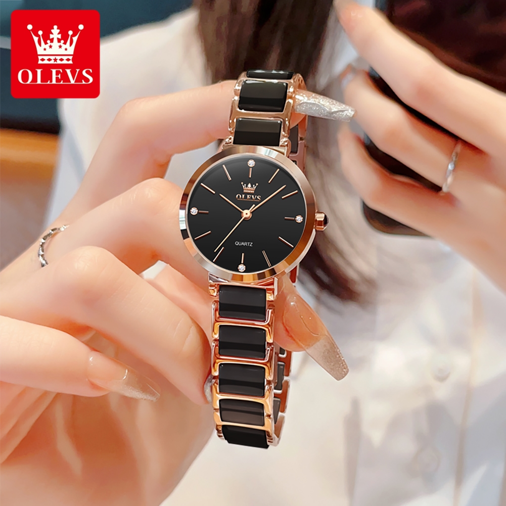 OLEVS Women Watch 5877 Luxury  - Replacement Watch Bracelet ulasan dan harga