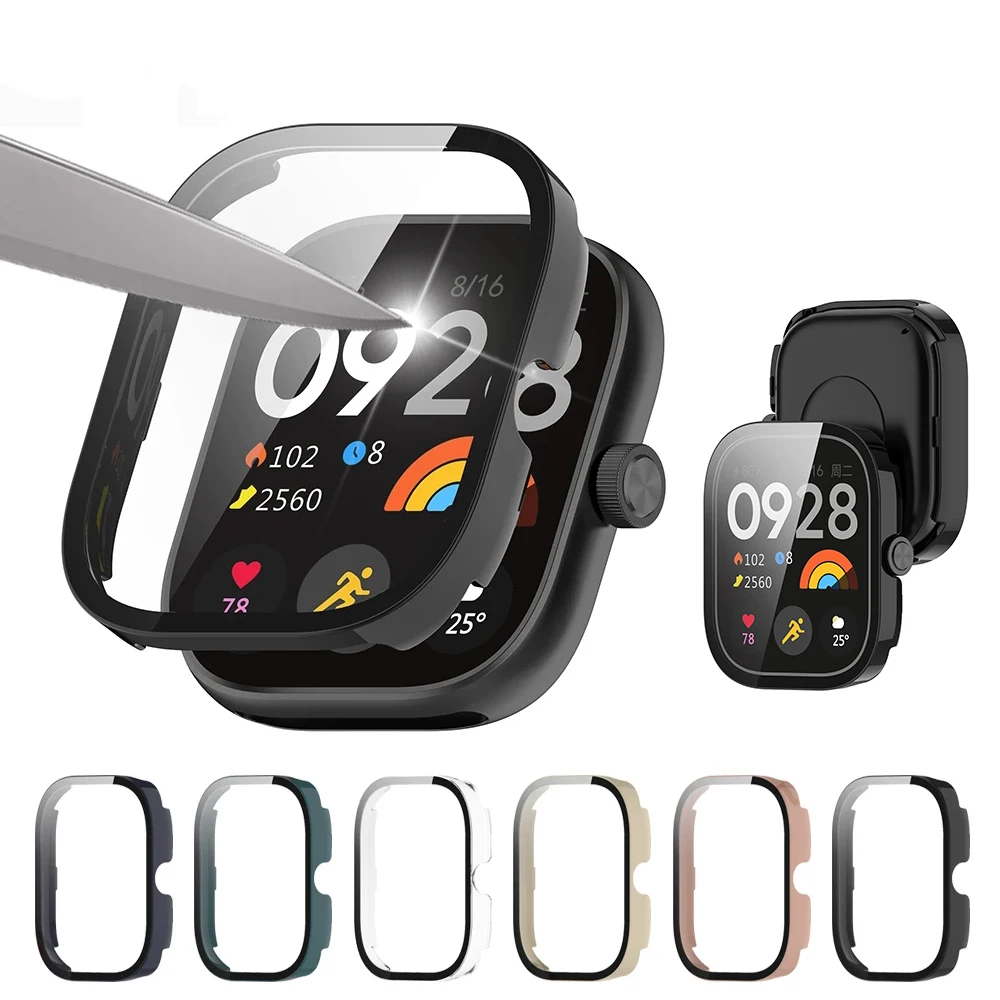Tempered Glass+Case For Xiaomi - Smartwatch Watches Xiaomi ulasan dan harga