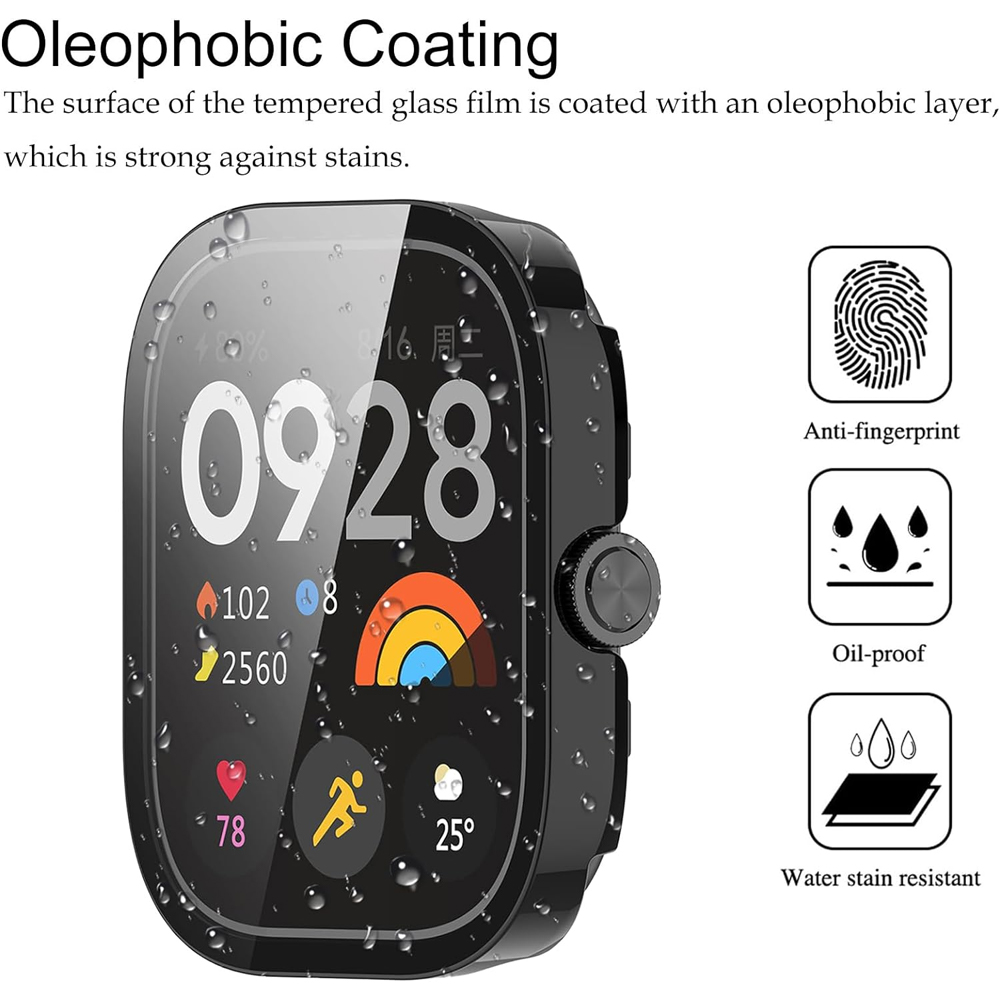 Tempered Glass+Case For Xiaomi - Smartwatch Watches Xiaomi ulasan dan harga