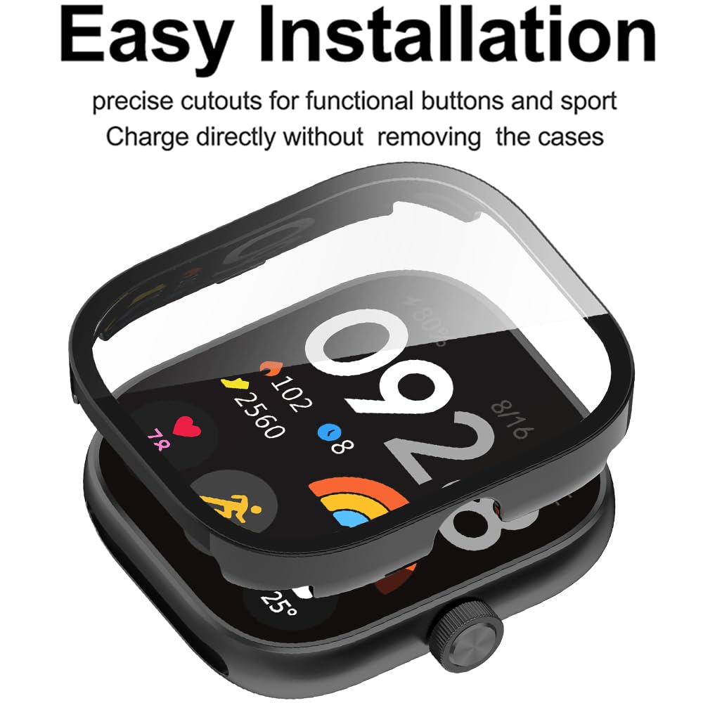 Tempered Glass+Case For Xiaomi - Smartwatch Watches Xiaomi ulasan dan harga