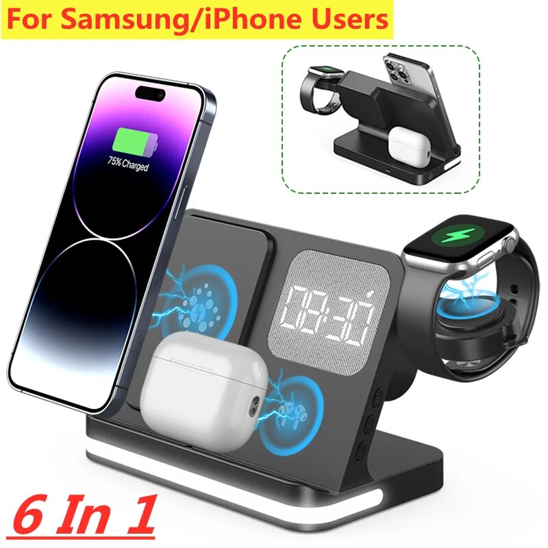 Wireless Charger Stand For iPh - Smartwatch Watches For Iphone ulasan dan harga