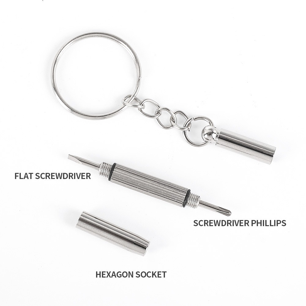Steel Glasses Screwdriver Eyeg - Watchmaker Screwdriver ulasan dan harga