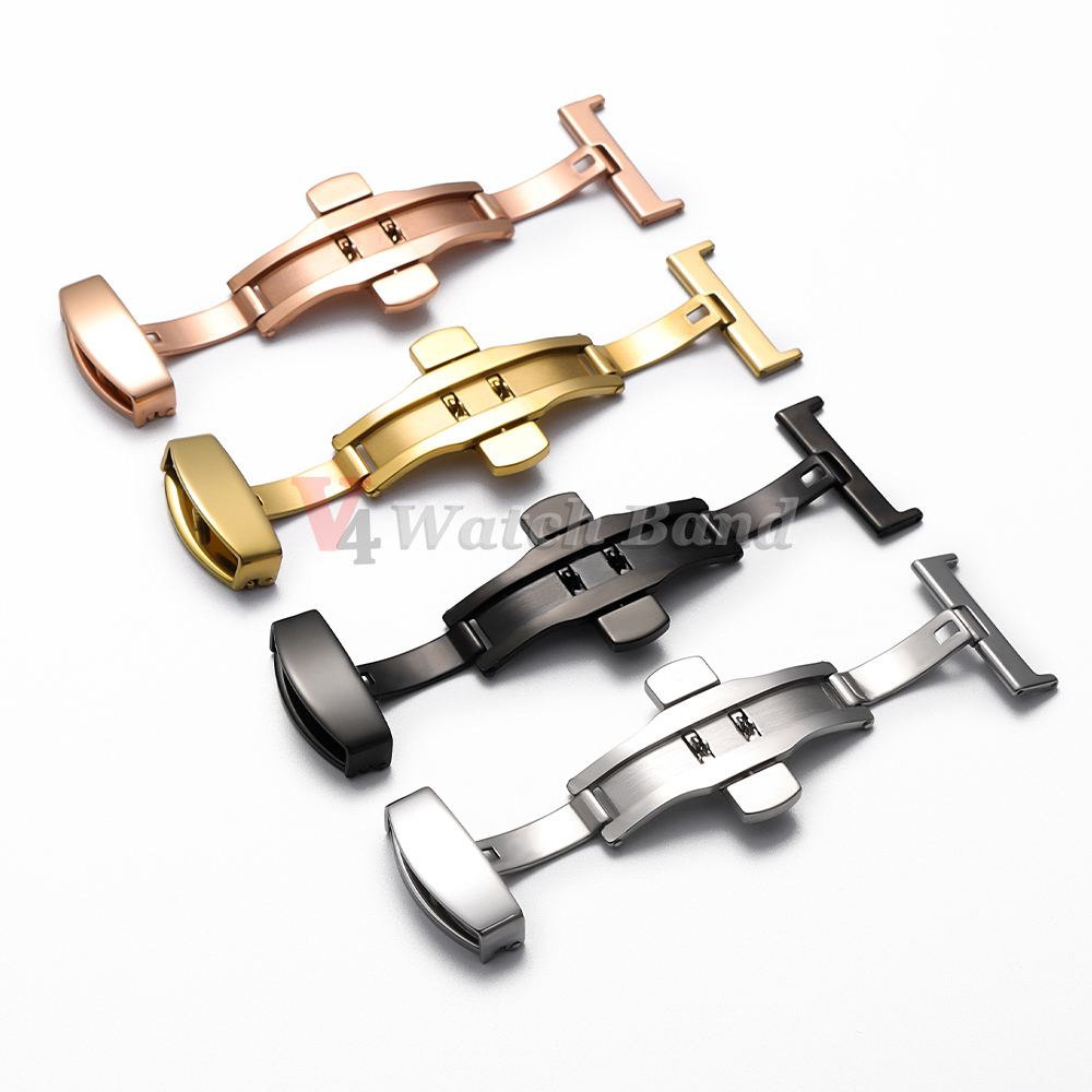 Polished Matte Double Button W - Replacement Watch Bracelet ulasan dan harga