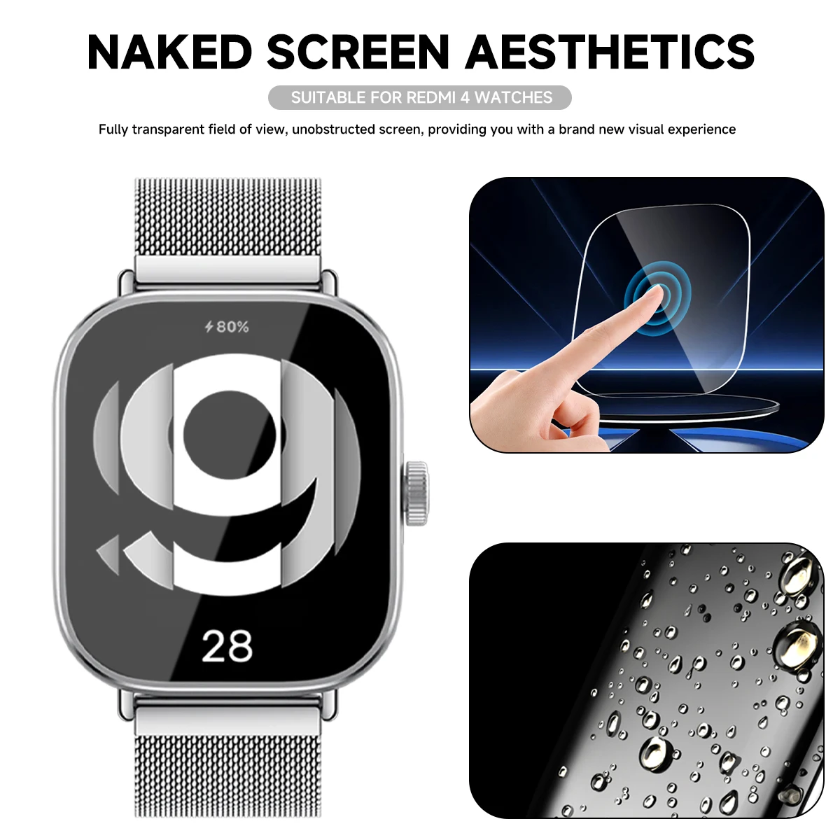 Tempered Glass for Xiaomi Redm - Smartwatch Watches Xiaomi ulasan dan harga