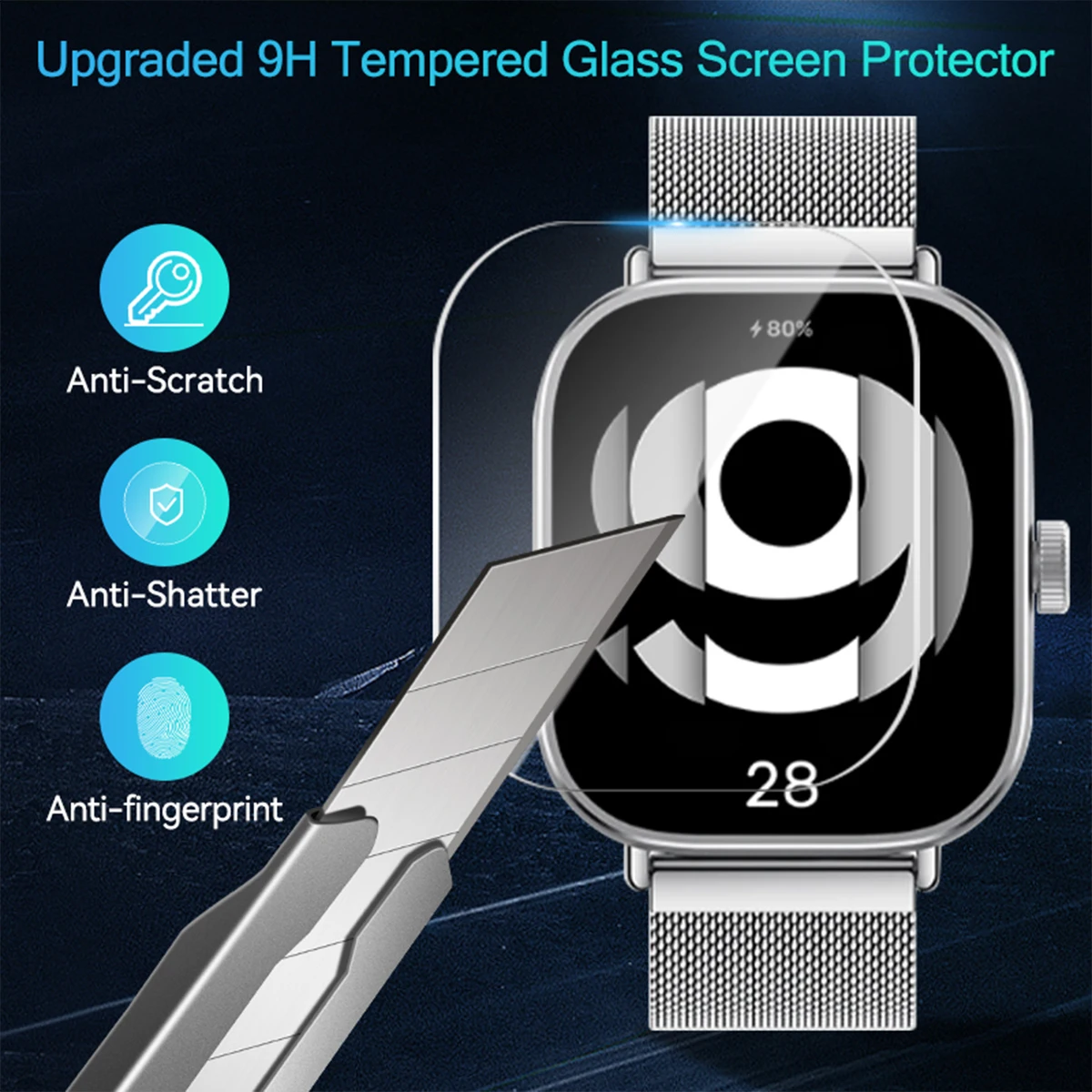 Tempered Glass for Xiaomi Redm - Smartwatch Watches Xiaomi ulasan dan harga