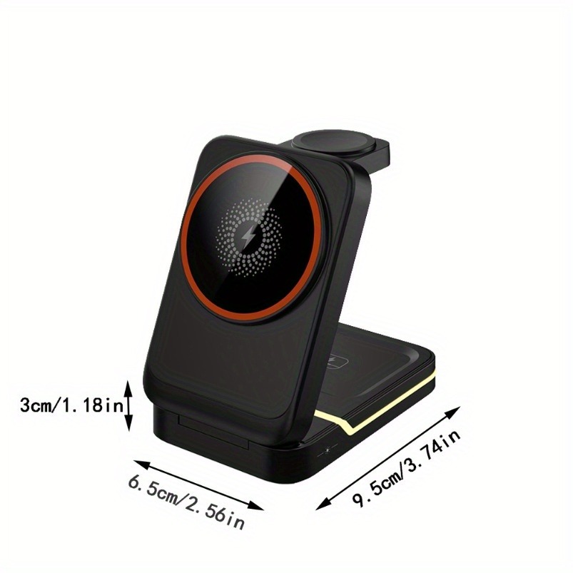 3 in 1 Magnetic Foldable Trave - Smartwatch Watches For Iphone ulasan dan harga