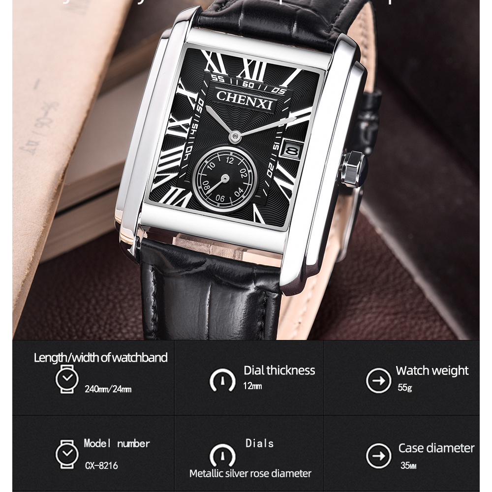 CHENXI 8216 Fashion Classic Sq - Smartwatch Watches For Men Brands ulasan dan harga