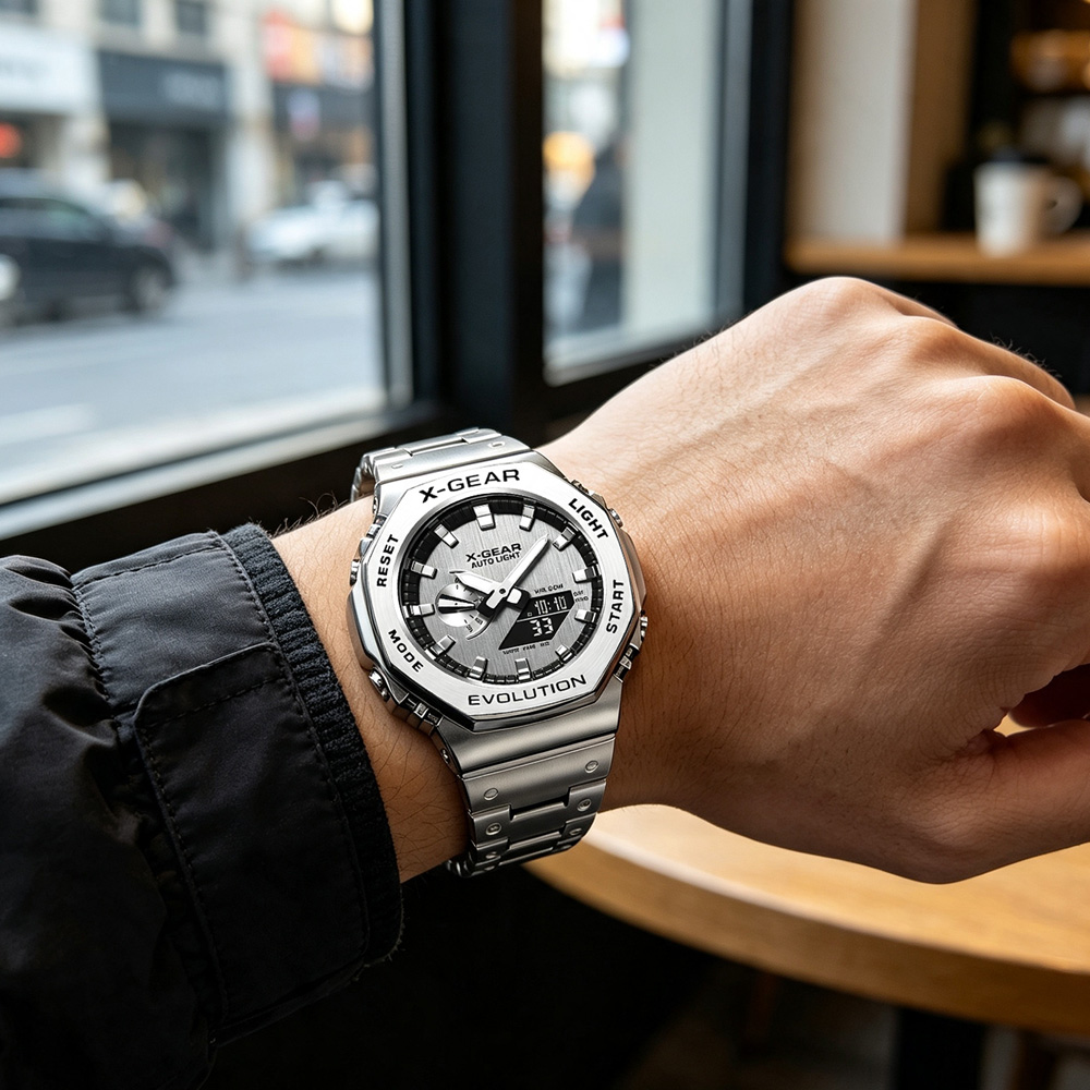 X-GEAR Dual Display Digital Sp - Smartwatch Watches Price ulasan dan harga