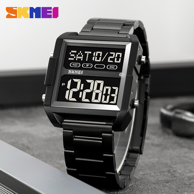 SKMEI 2299 New Sports Leisure  - Vintage Digital Watch ulasan dan harga