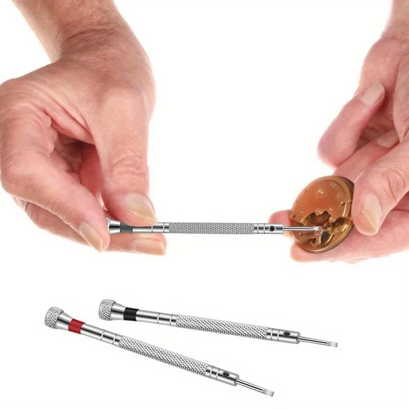 5pcs/set 0.8-1.6mm Steel Screw - Watchmaker Screwdriver ulasan dan harga