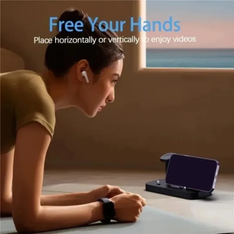 3 in 1 Wireless Charger Dual C - Watches Smartwatch Samsung ulasan dan harga