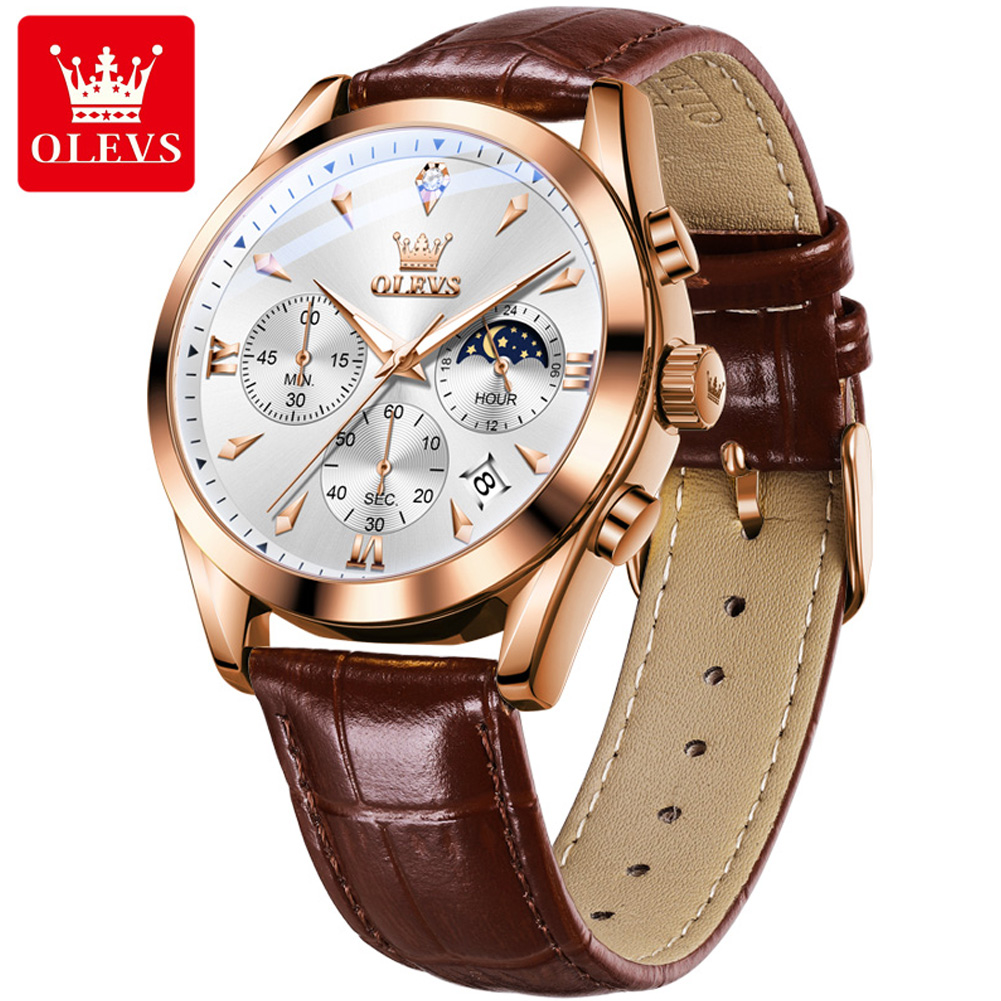 OLEVS Brand New Fashion Quartz - Smartwatch Watches For Men Brands ulasan dan harga