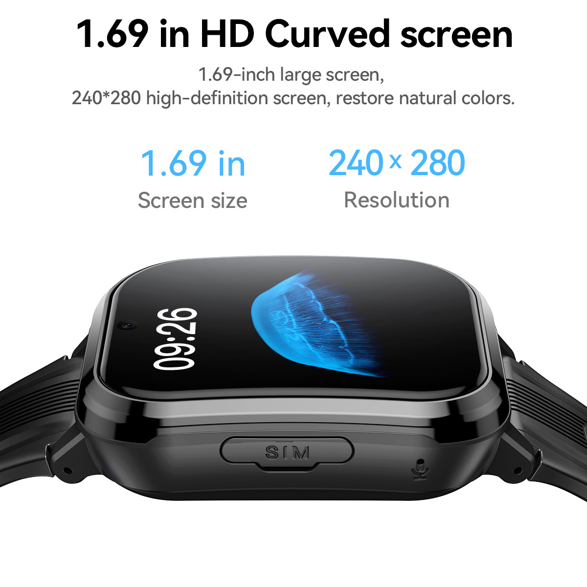 HOCO Y108 1.69inch HD LCD Curv - Smartwatch Watches Price ulasan dan harga