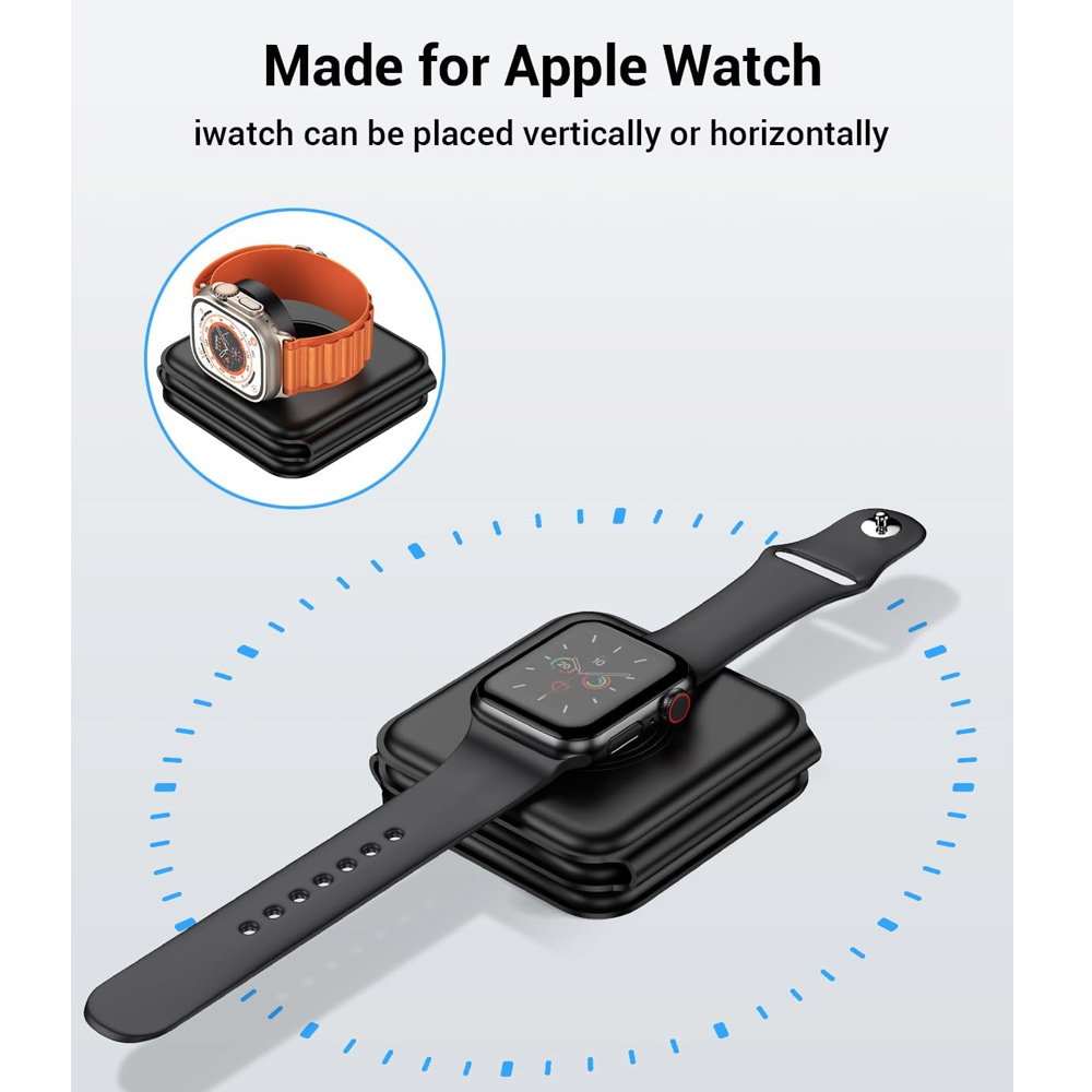 3 In 1 Wireless Charging Stati - Smartwatch Watches For Iphone ulasan dan harga